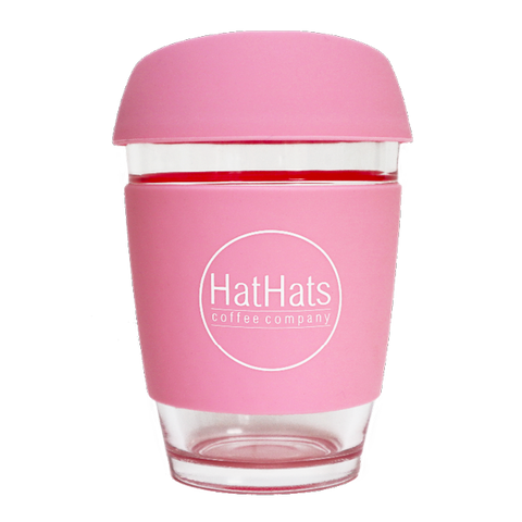 pink cup